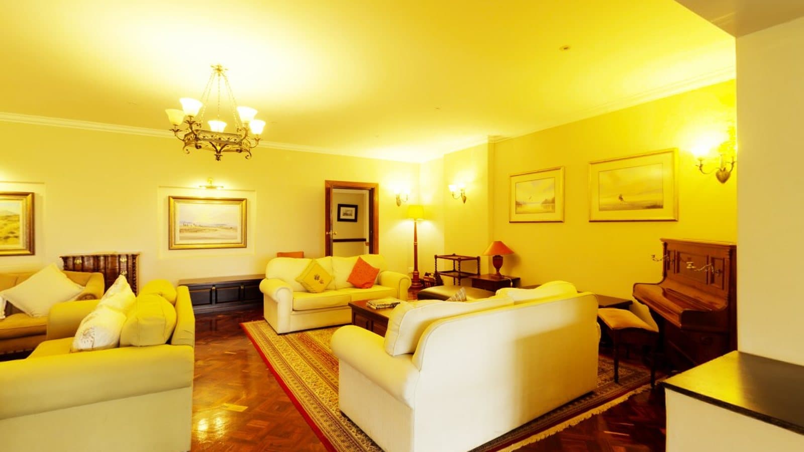 Sample 360 degree panorama of a furnished living room